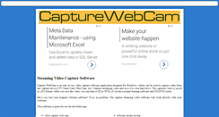 Desktop Screenshot of capturewebcam.com